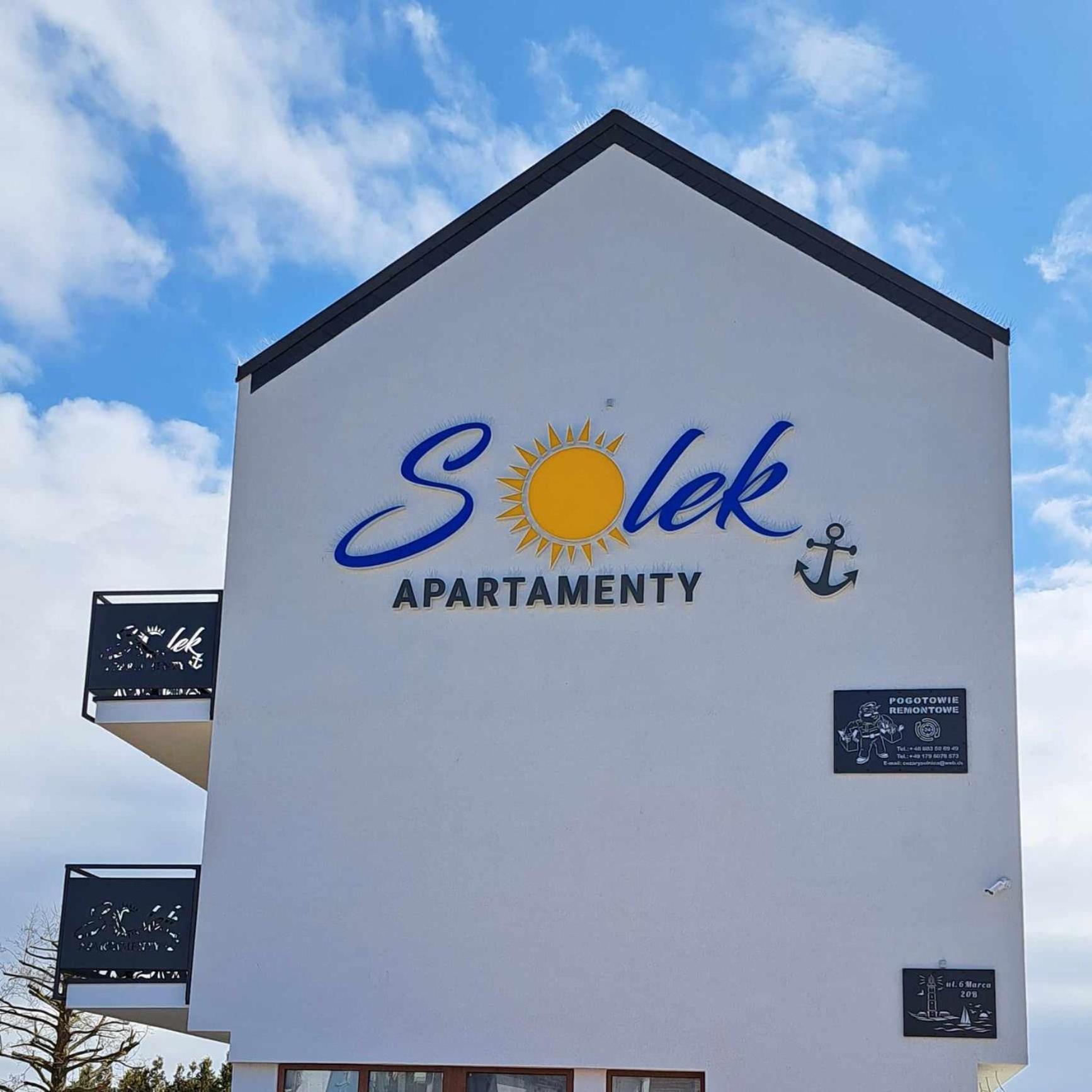Solek Apartamenty I Pokoje Goscinne เมียลโน ภายนอก รูปภาพ
